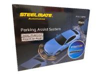 SteelMate Professionāla parkošanās sistēma (4 sensori) ar M8 displeju, 14D-13 melns sensors / 25-110 / 2000002002512