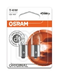 OSRAM T4W галогенная лампа ORIGINAL / 4W / 12V / 35Lm / 4050300647609 / 21-287