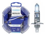 NEOLUX H1 halogēna spuldzes (2gab.) BLUE LIGHT 4008321760395