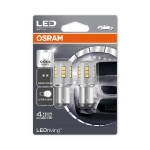 OSRAM LED BAY15d / P21W 2.5W (x2gab) 4 gadi garantija  4052899358010