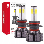 LED комплект ламп H7 4Side / 12V - 24V / 3800Lm / 38W / 4xCOB / 360° / 6500K / 5903293028445 / 25-038 :: LED spuldžu komplekti