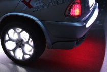 LED лента 5050 - 60 для подсветки под задним бампером - 5050 - 1 метр :: LED Ribbon (red) rear bumper light