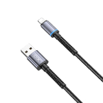 Charging cable / XO / 1m / USB - Lightning / 2.4A / 6920680830114 / 07-0493 :: USB зарядки в прикуриватель и провода