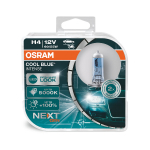 OSRAM H4 Комплект галогенных ламп (2шт.) COOL BLUE INTENSE (NEXT GEN) / 60/55W / 1650/1000 Lm / 12V / Яркость 100% / Цветовая температура до 5000К / HCB / 4062172149297 / 21-124 :: H4