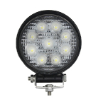 LED Darba lukturis / auto papildlukturis / EPISTAR LED / 27W / 9 diodes / 2160Lm / 10-30V / 6000K / IP68 / 4752233008389 :: LED apaļās darba gaismas