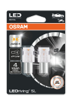 OSRAM LED spuldzes (2 gab.) LEDriving SL / PY21W / BAU15s / AMBER / 4062172152242 / 21-068 :: LED Diodes gabarīt, stop un pagrieziena gaismām