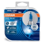 OSRAM H9 halogēna spuldze (2gab.) COOL BLUE BOOST / 75W / 2100Lm / Spilgtums +50% / Krāsas temperatūra 3200K / 4052899439863 / 21-273 :: OSRAM COOL BLUE BOOST / COOL BLUE HYPER