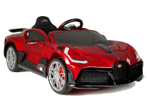Bērnu elektriskā automašīna / elektromašīna Bugatti Divo / sarkana / 09-780