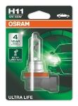 OSRAM H11 halogēna spuldze (x1) ULTRA LIFE / 55W / 12V / 1350Lm /  4052899436473 / 21-213 :: H11