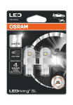 OSRAM LEDriving SL spuldze W16W (2 gab.) / 6000K / 2.9W / 280Lm / 4 gadu garantija / 4062172150804 / 21-2972 :: OSRAM LED W16W / W21W