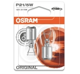 OSRAM Pagrieziena rādītāju spuldzes / stop signāla spuldze ORIGINAL (x2) / P21/5W / 4050300925523 / 21-1798 :: LED Diodes gabarīt, stop un pagrieziena gaismām