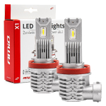 LED gaismas spuldžu komplekts H8/H9/H11 / 10-16V DC / 4400Lm / 40W / IP67 / 6500K / 5903293029671 / 25-621 :: LED spuldžu komplekti