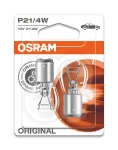 OSRAM Pagrieziena rādītāju spuldzes / stop signāla spuldze ORIGINAL (x2) / P21/4W / 4050300925547 / 21-1700 :: LED Diodes gabarīt, stop un pagrieziena gaismām