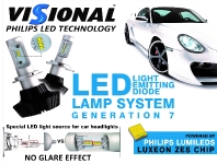 LED gaismas komplekts H3 PHILIPS LUXEON / 12V / 24V / 25-617 :: LED spuldžu komplekti