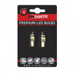 LED Bulbs (2 pc.) BA9S / T4W / SMD4014 / 12V / 6000K / 5902537821835 / 25-2133 :: LED Car interior bulbs