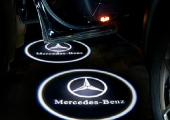 Mercedes-Benz logo LED lasera apgaismojums